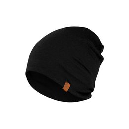 Bonnet Merino Homme Noir