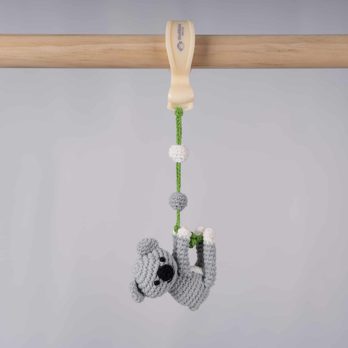 Crocheted play arch pendant Koala COCO (organic)