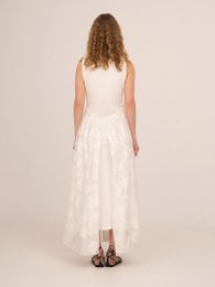 Printworks witte midi-jurk