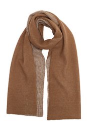 ARTEMIS BEANIE & SCARF WOOL SET CAMEL-ECRU
