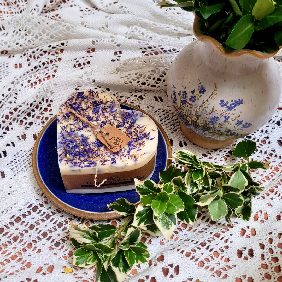 Coffret Cadeau Coeur Grand Coeur Avec Fleurs Sauvages