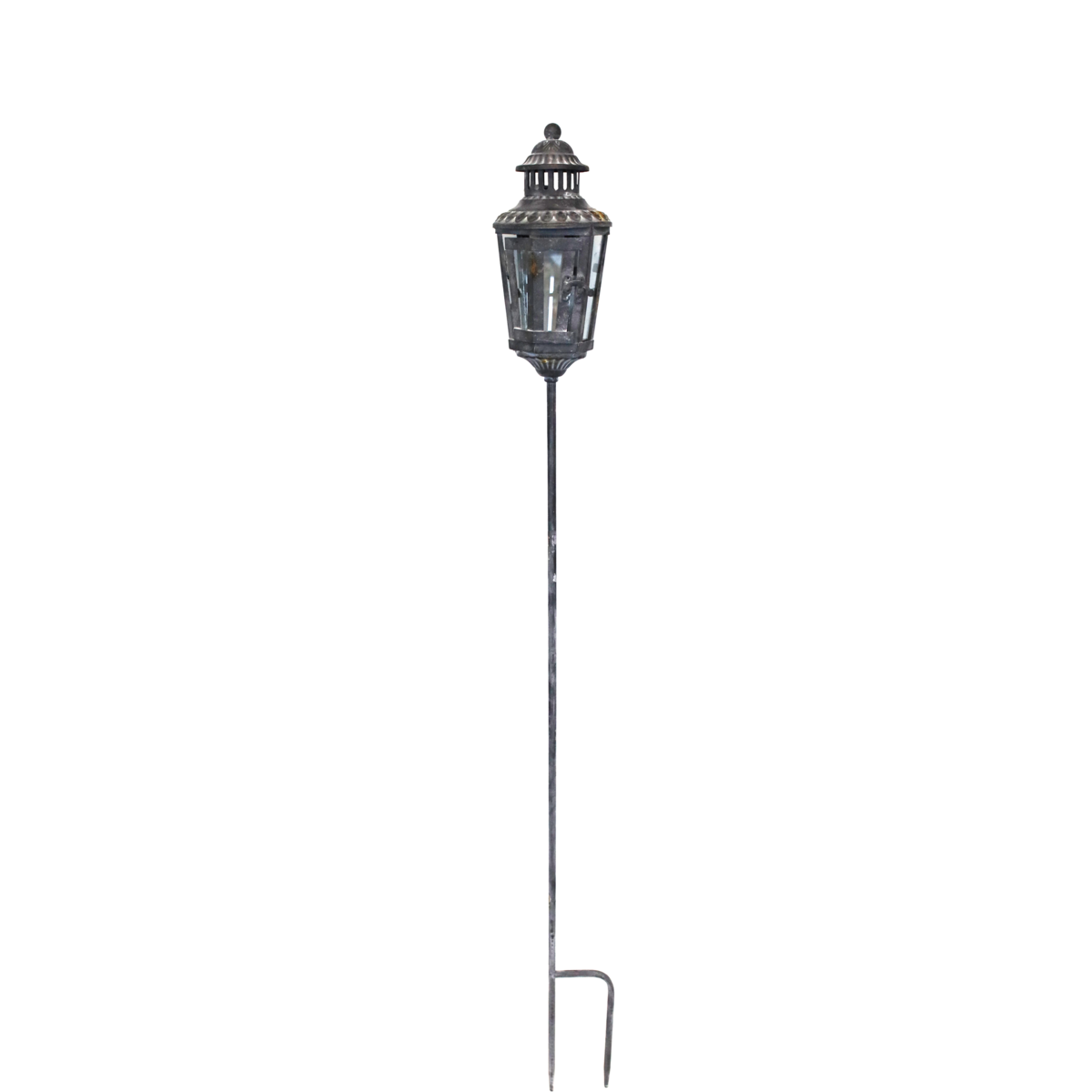 Garden iron candle holder h 126 d 12 cm
