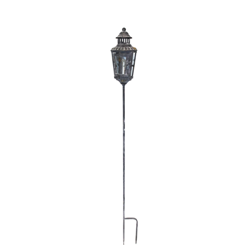 Garden iron candle holder h 126 d 12 cm