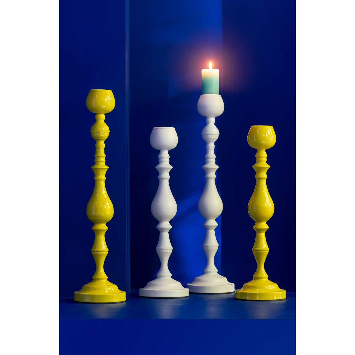 J-Line Kaarshouder Monarchy Metaal Wit Large
