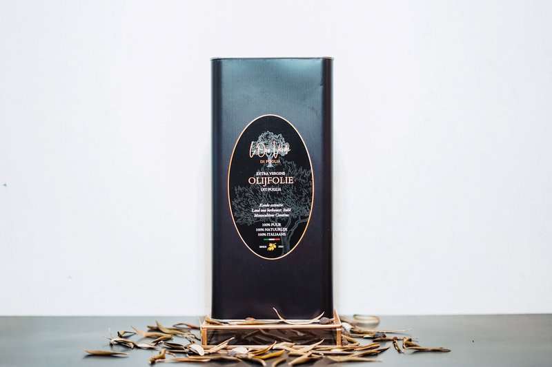 L'Oro Verde Di Puglia - Olio D'Oliva - Prima Spremitura - Dall'Italia - 5 Litri - Extra Vergine - Qualità Superiore
