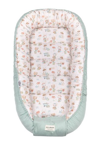 OLIVIER Kindernest – 100 % Baumwolle – Salbei