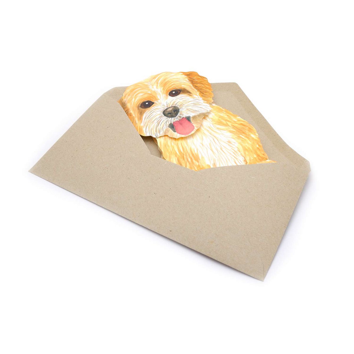 3D dyrekort "Lille hund"