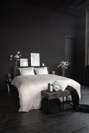 100% Cotton Satin Duvet Cover Set Blush