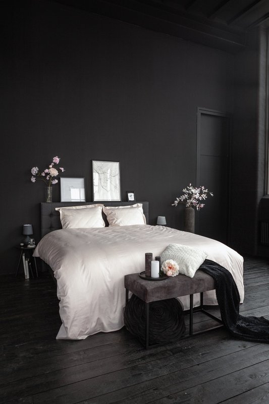 100% Cotton Satin Duvet Cover Set Blush