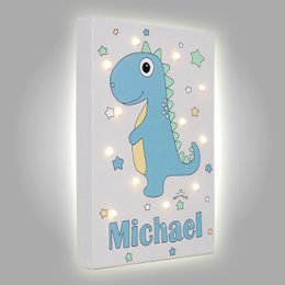 Niedliche Dinosaurier-LED-Lichtleinwand