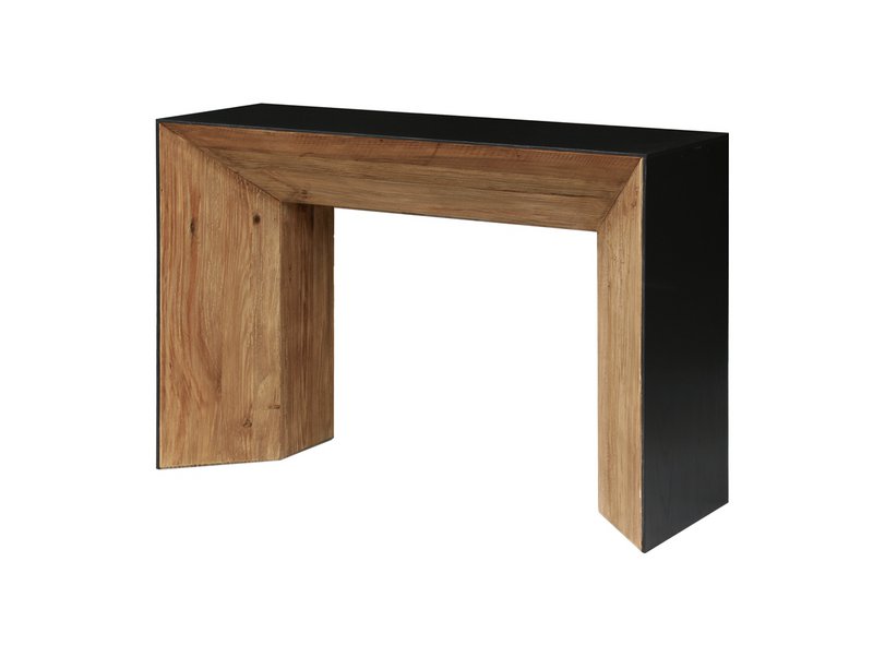 CONSOLA MADERA RECICLADA PINO 120X40X80 MARRON MB204939