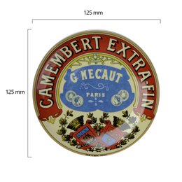 Set of 4 Classic Camembert Canape Plates