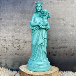 Statuetta di decorazione d'interni Notre-Dame de la Garde, ho visto la Vergine 30 cm - Colori senza tempo