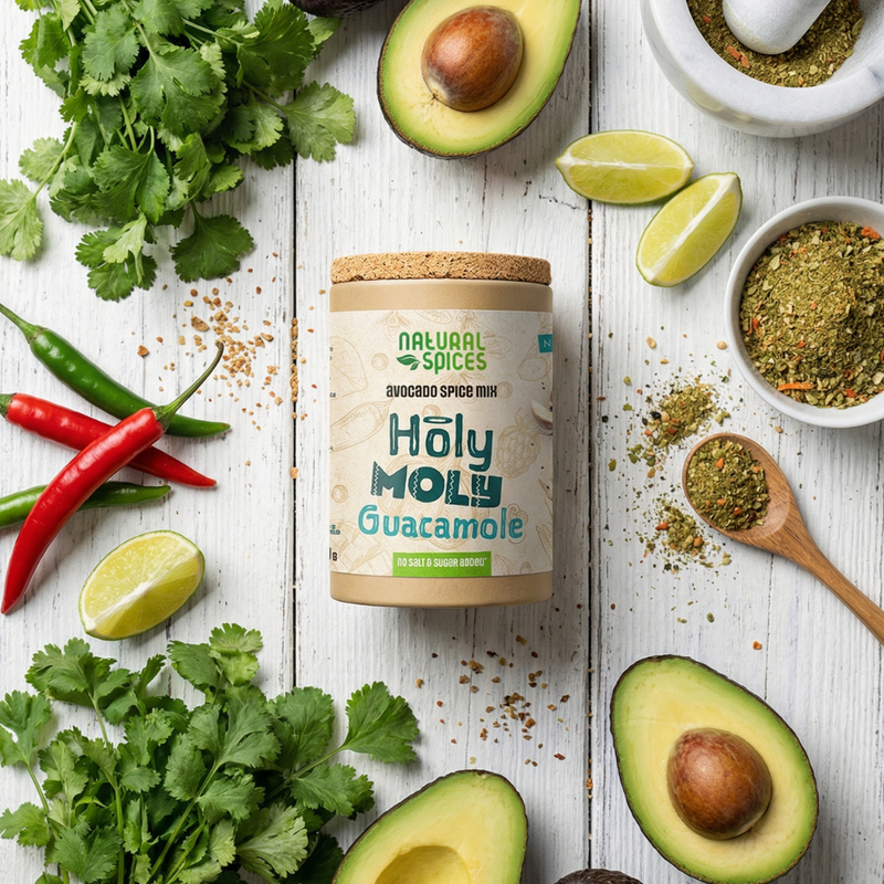 Mélange d'épices pour avocat – Saveur épicée – 70 g – Épices naturelles