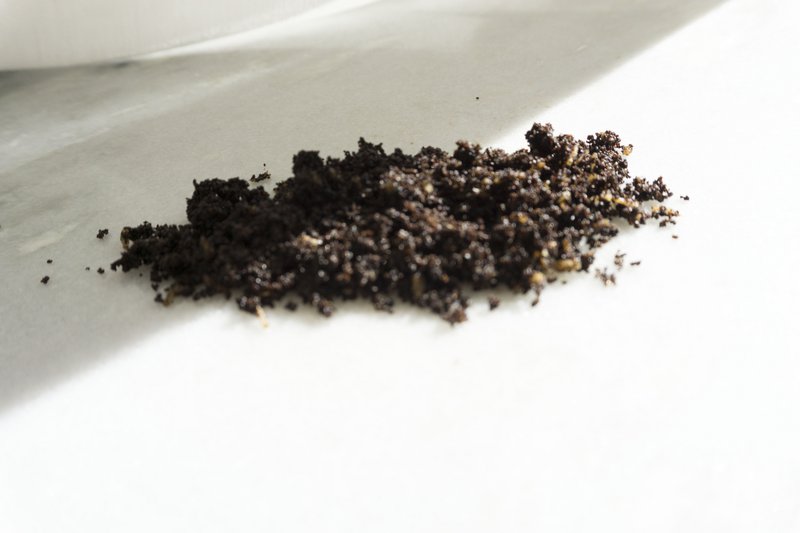 Kokos mandarin kaffe scrub - 250g