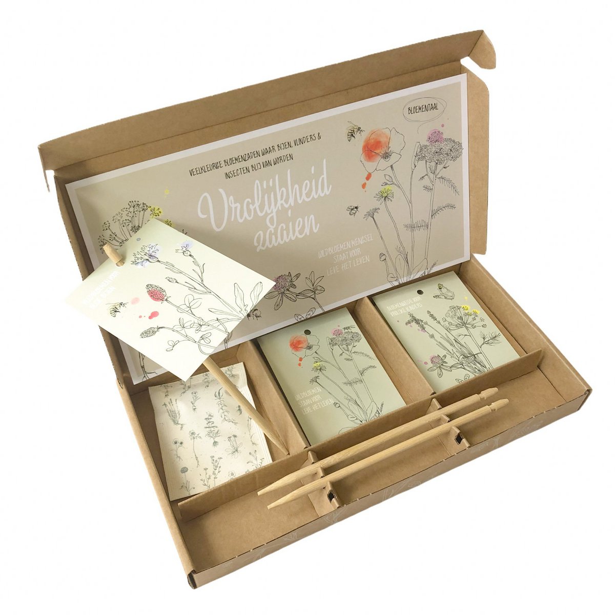 Cadeaudoosje Vrolijkheid zaaien