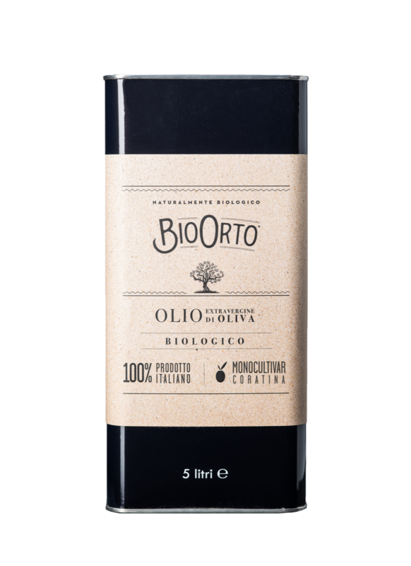 Økologisk EVOO Coratina - 5 lt dåse
