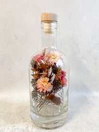 Glass bottle, various color options