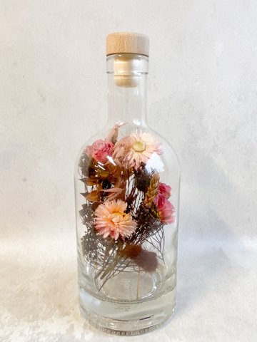 Glass bottle, various color options