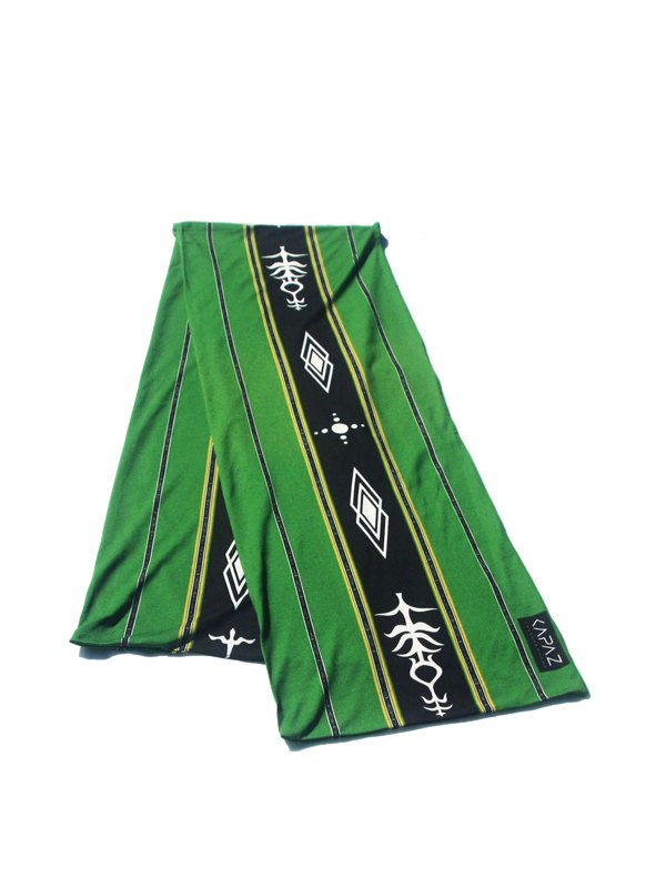 Foulard KAPAZ - Vert Tenun
