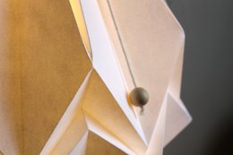 Origami Plain Color Paper Anhänger - Größe L.