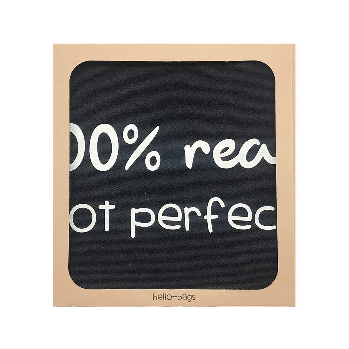 Totebags Big Bag Model "100% Real. Not Perfect"