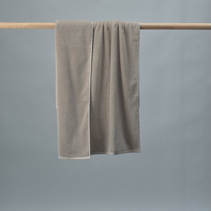Toalla de baño orgánica - Taupe