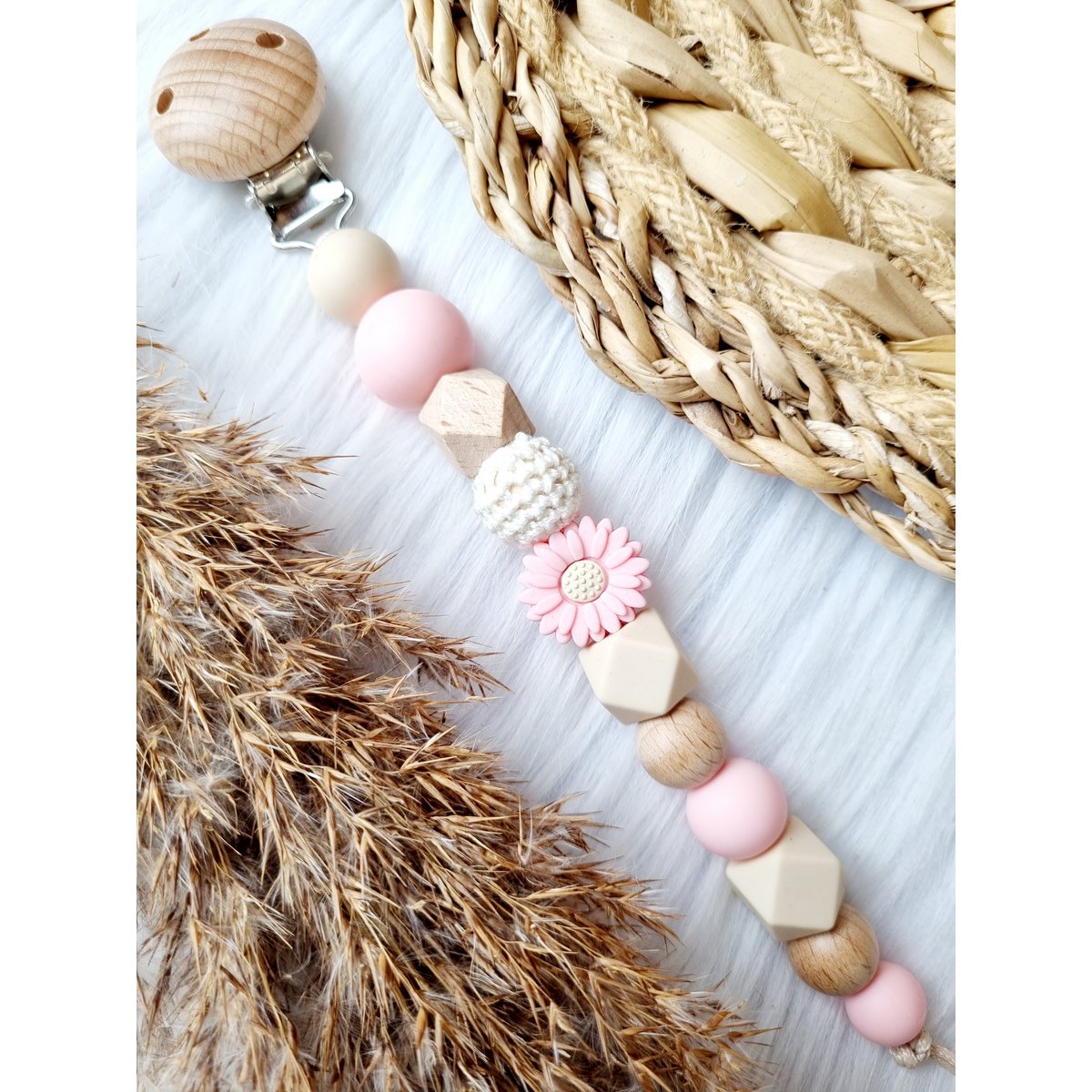 Sutteclips Daisy baby pink