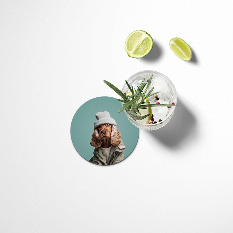 Funny Dogs Coasters Set - IV