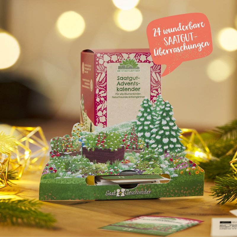 Saatgut-Adventskalender "Winterlandschaft"