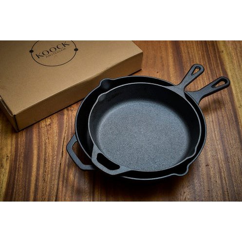 Skillet cast iron skillets 30 & 25 cm - 2 pcs