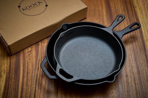 Skillet cast iron skillets 30 & 25 cm - 2 pcs