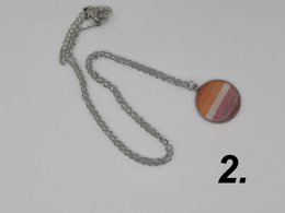 %231198 lesbian pride necklace set