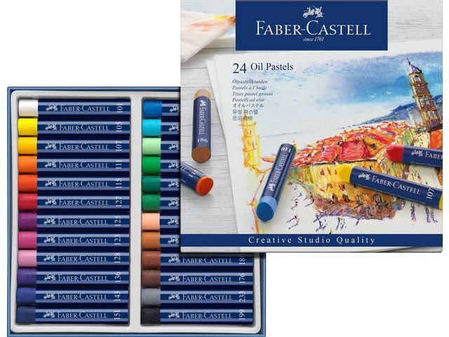 Oliepastels FC Creative Studio etui a 24st.