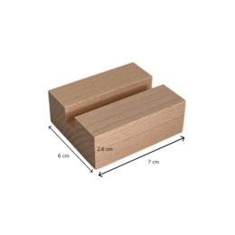 Houten TEGELHOUDER