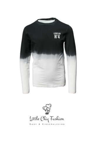 LewyLou NO4 Longsleeve tie dye black and white
