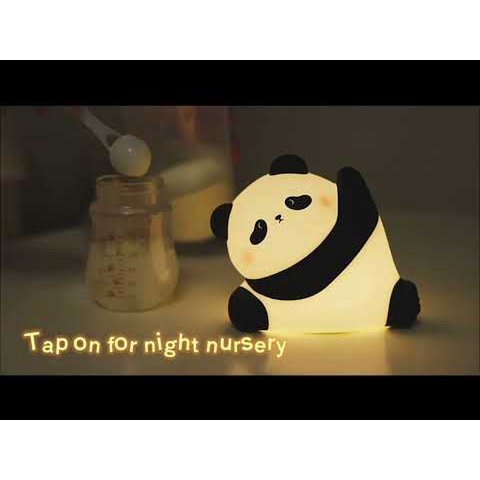 Luce notturna Kungfu Panda – Lampada LED in morbido silicone per la cameretta e il comodino