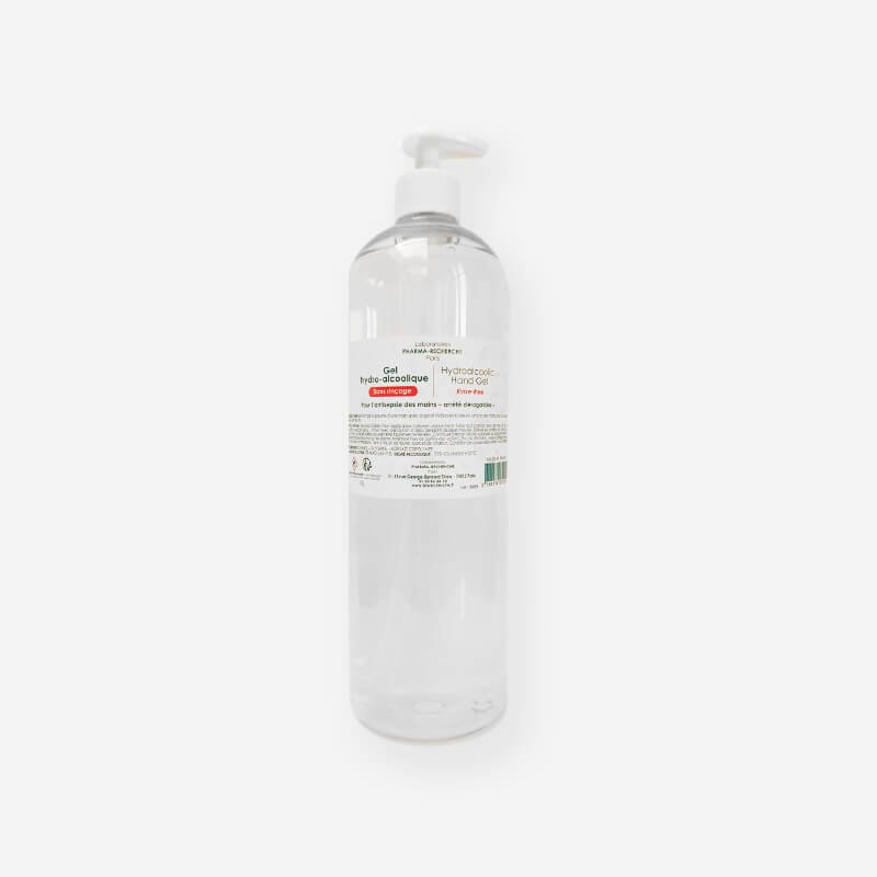Żel wodno-alkoholowy – 1L – Wyprodukowano we Francji – Laboratoires Pharma-Recherche®