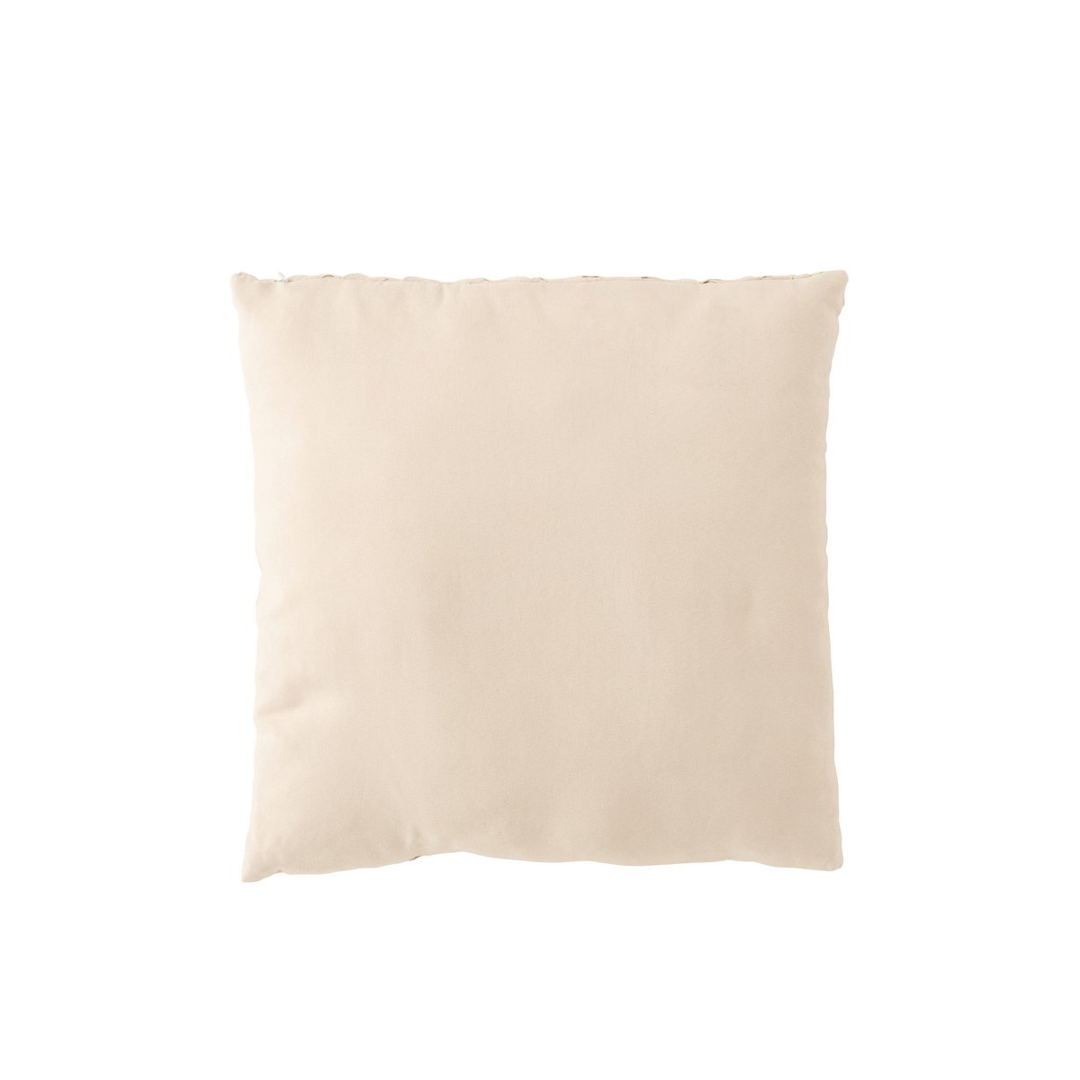 J-Line kussen Gewoven - polyester - beige