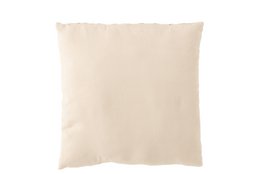 J-Line kussen Gewoven - polyester - beige
