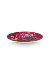 Plate Blooming Tales Fantasy Dark Red 17cm