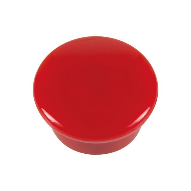 Magnete Westcott rosso confezione da 10 pz. 15x8mm, capsula 100g: 3-4 fogli 80gr. carta