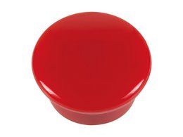 Magnete Westcott rosso confezione da 10 pz. 15x8mm, capsula 100g: 3-4 fogli 80gr. carta