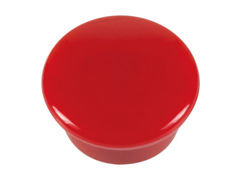 Magneet Westcott rood pak à 10st. 15x8mm, 100g cap: 3-4 vel 80gr. papier