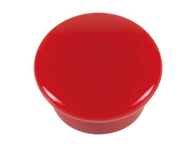 Magnet Westcott rot Packung à 10 Stück. 15x8mm, 100g Kappe: 3-4 Blatt 80gr. Papier