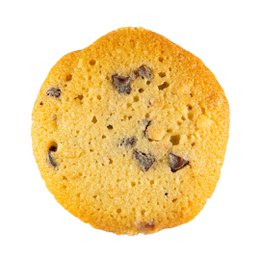 Biscotti fondenti al cioccolato e gocce di nocciole - busta da 100 g
