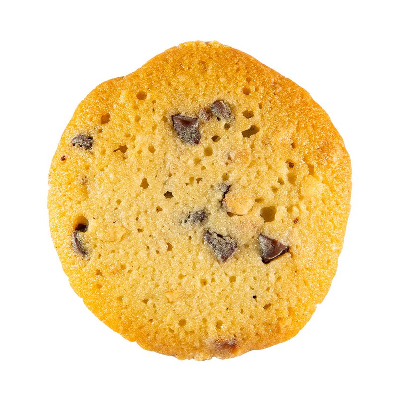 Biscotti fondenti al cioccolato e gocce di nocciole - busta da 100 g