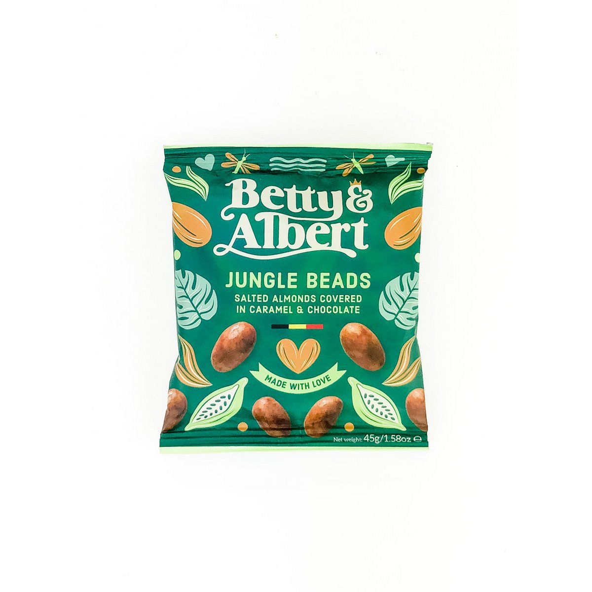 Jungle beads 45g - chocolate covered almonds