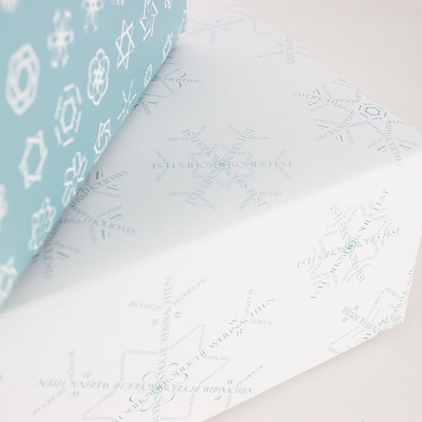 Inpakpapier sneeuwvlokken I
