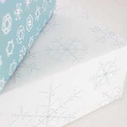 Inpakpapier sneeuwvlokken I